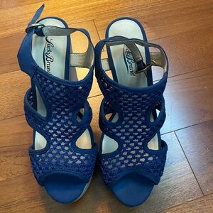 Lucky Brand Blue Women's Wedges